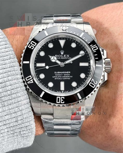 rolex submariner chronometer no date|2022 Rolex Submariner no date.